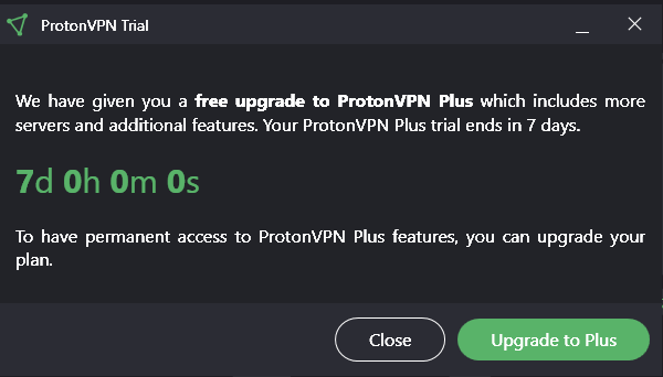 ProtonVPN-free-trail